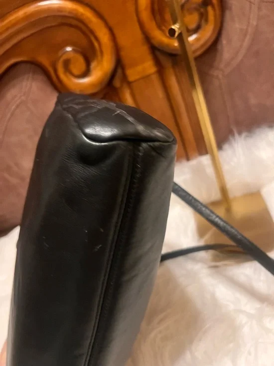 Etienne Aigner Black Leather Shoulder Bag - Picture 7 of 14